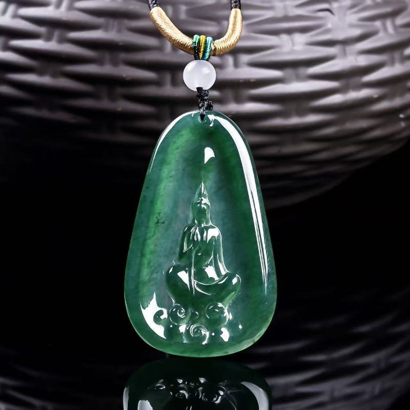 Jewelry & Watches Store - Natural Real Emerald Blue Water Buddha