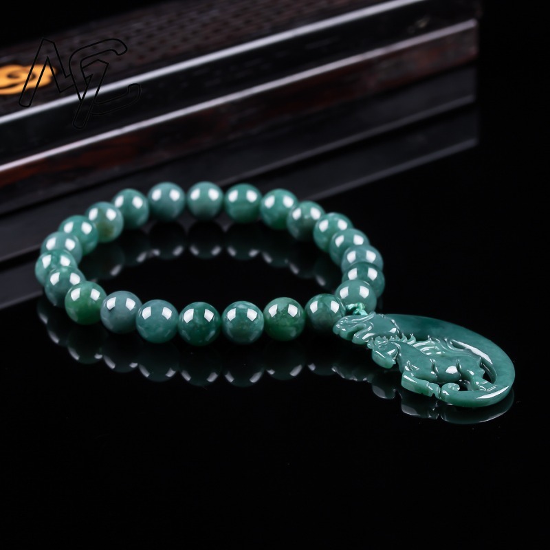 Natural Jadeite Blue Water Zod - огляд і ціна Jewelry & Watches Store