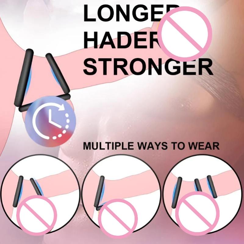 4Pcs Silicone Penis Ring Set f - огляд і ціна Couple Ring Set