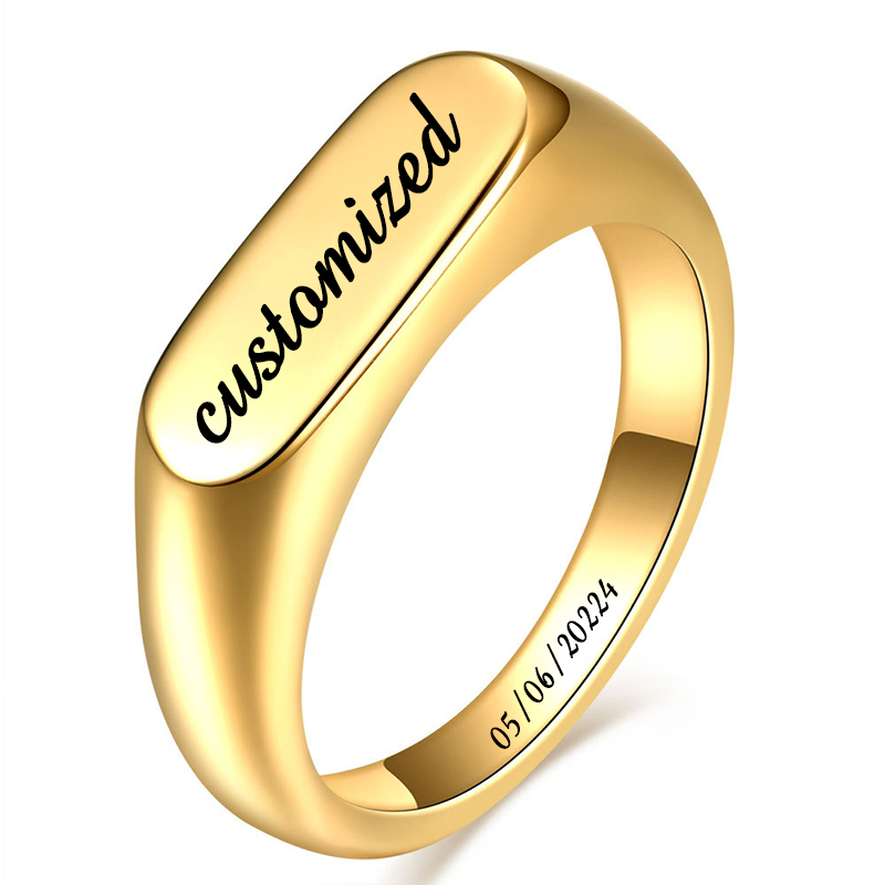 Customizable Stainless Steel S - огляд і ціна Couple Ring Set