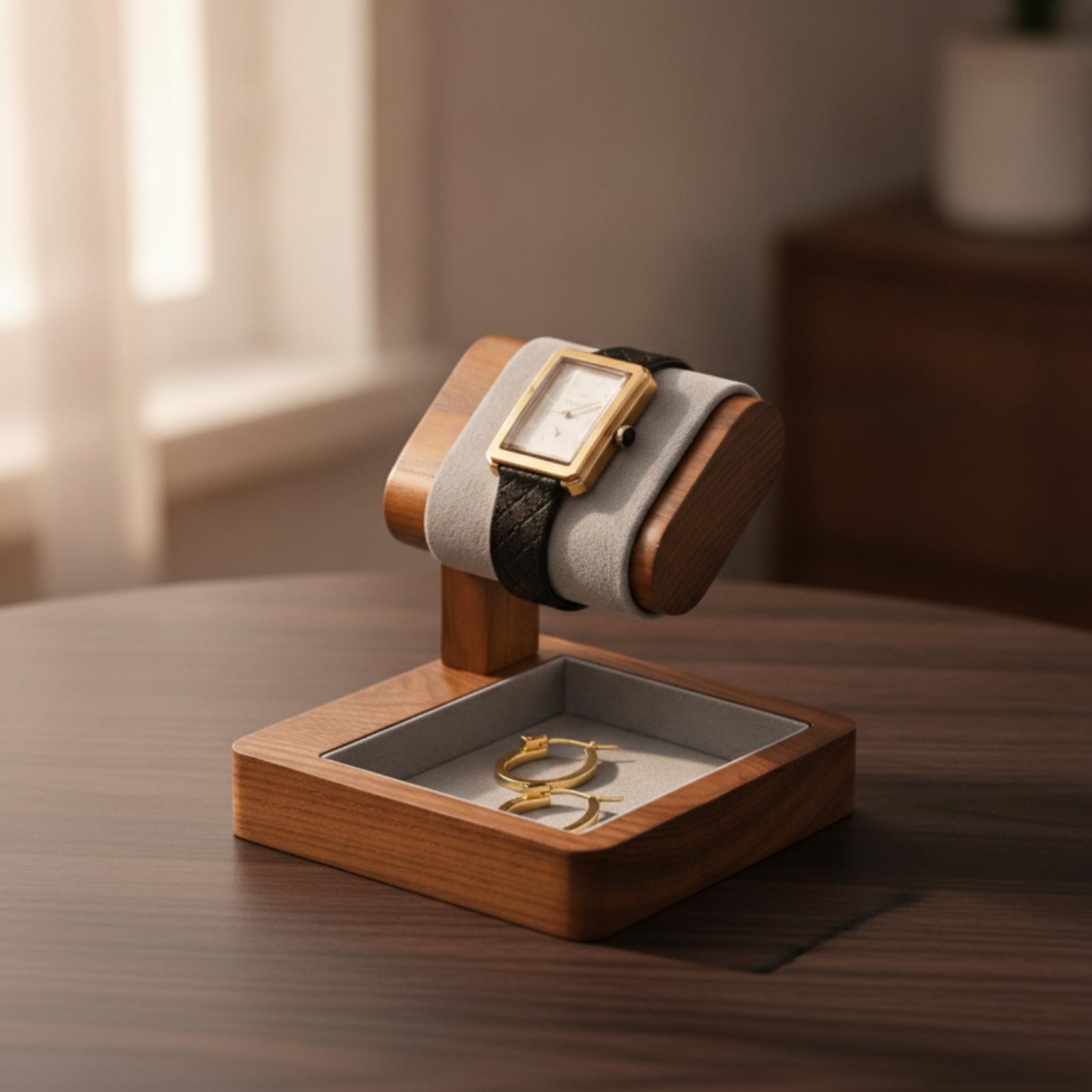 Solid Wood Watch Holder Organi - огляд і ціна Jewelry And Watches Stores
