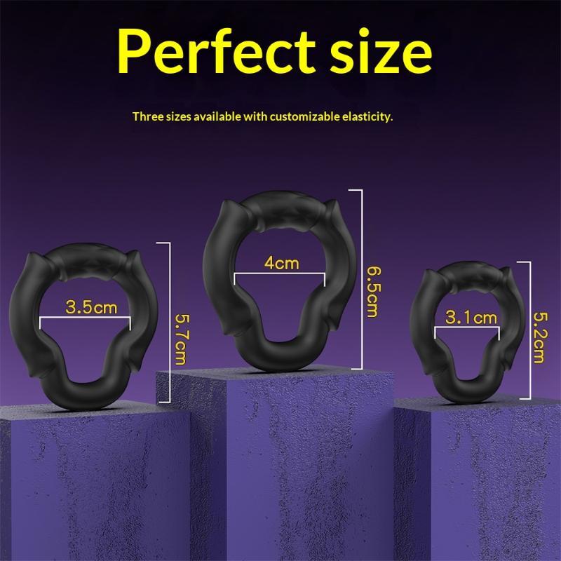 3pcs/Set Stretchy Cock Rings f - огляд і ціна Couple Ring Set