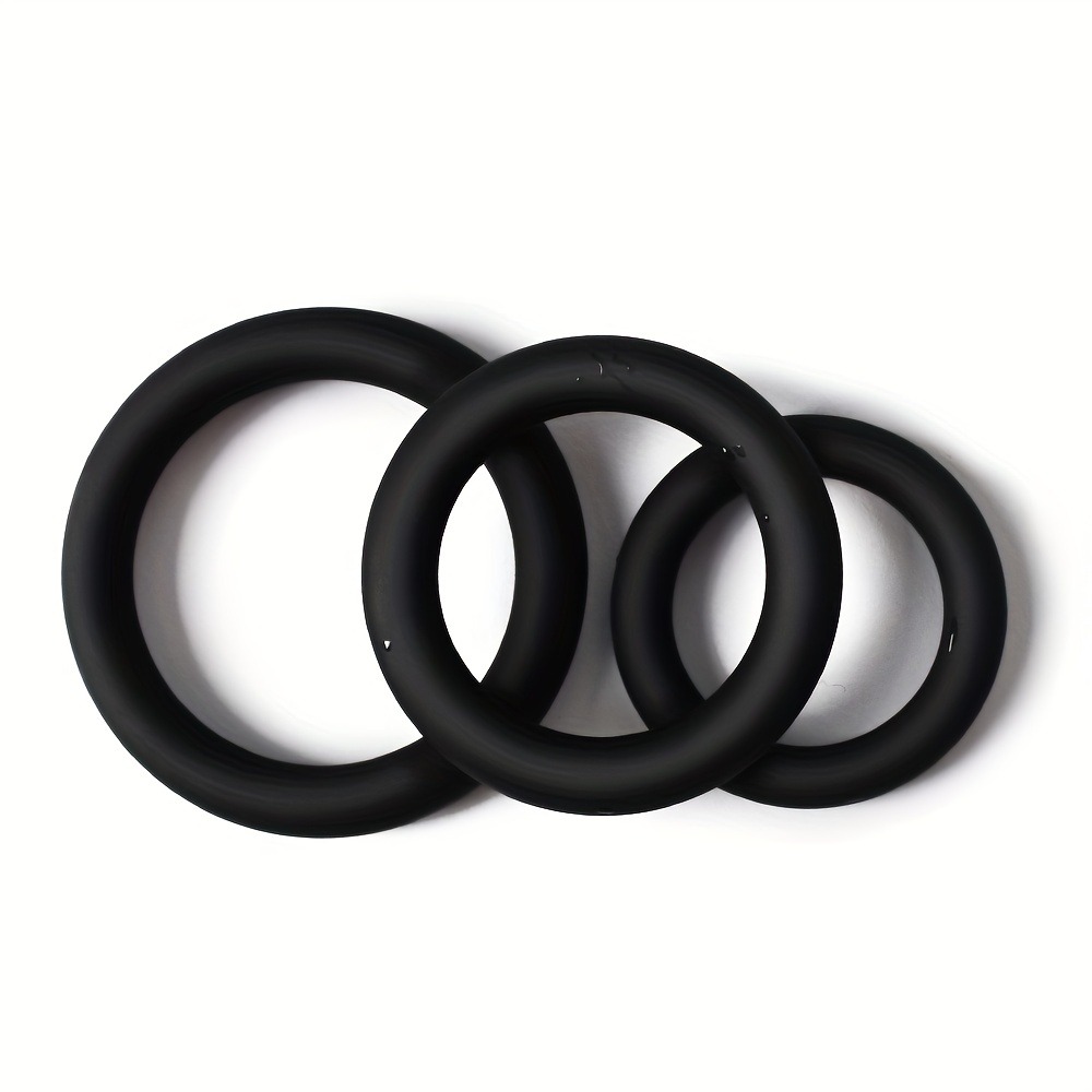 3PCS Silicone Penis Rings Set  - огляд і ціна Couple Ring Set