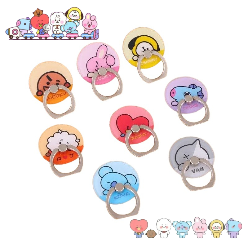 BT21 cartoon cute strong adhes - огляд і ціна Couple Ring Set