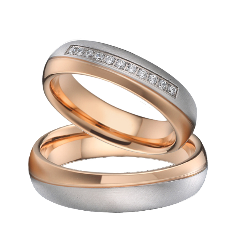 Designer Handmade 18K Rose Gol - огляд і ціна Couple Ring Set