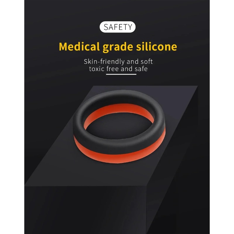 1pcs/set Penis Ring Delay Ejac - огляд і ціна Couple Ring Set