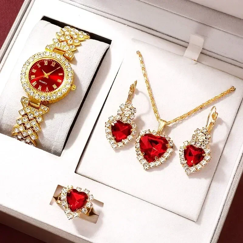 Golden Luxury Watch Women Ring - огляд і ціна Jewelry Watches For Ladies