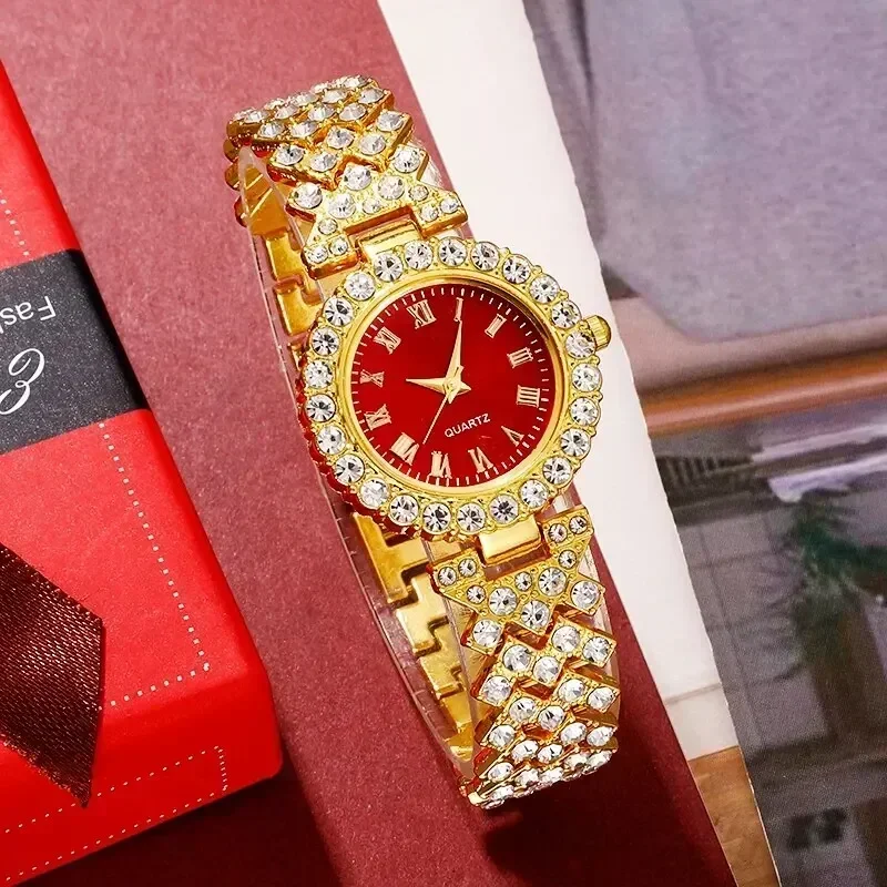 Golden Luxury Watch Women Ring - огляд і ціна Jewelry Watches For Ladies