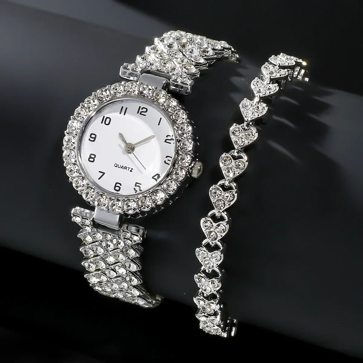 1pcs/2pcs Luxury Fashion Women - огляд і ціна Jewelry Watches For Ladies