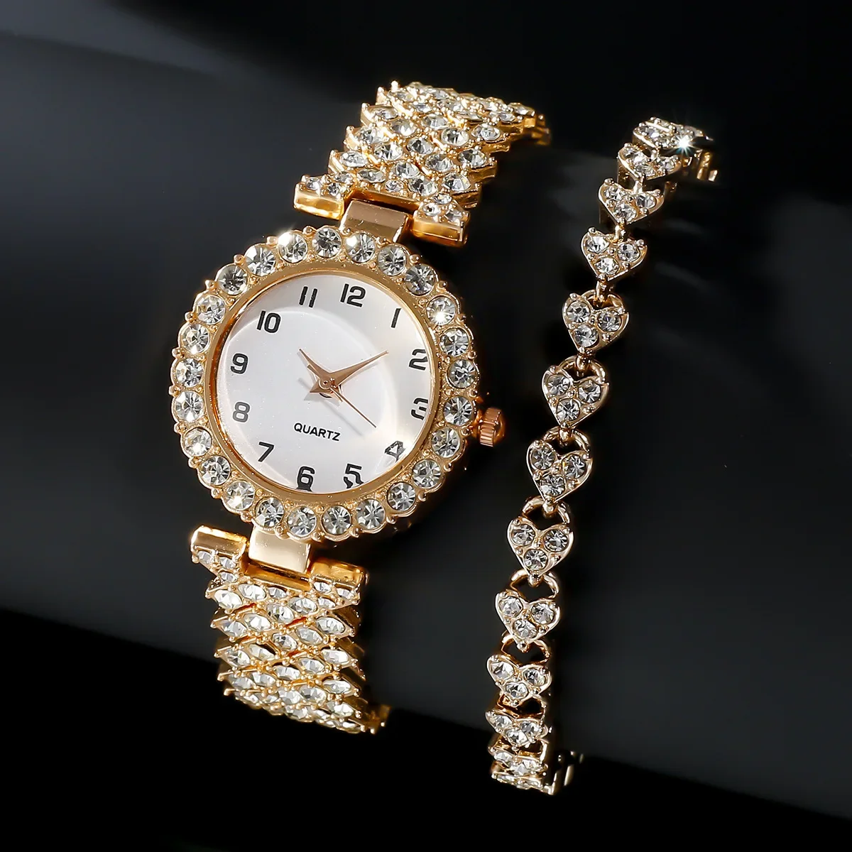 1pcs/2pcs Luxury Fashion Women - огляд і ціна Jewelry Watches For Ladies