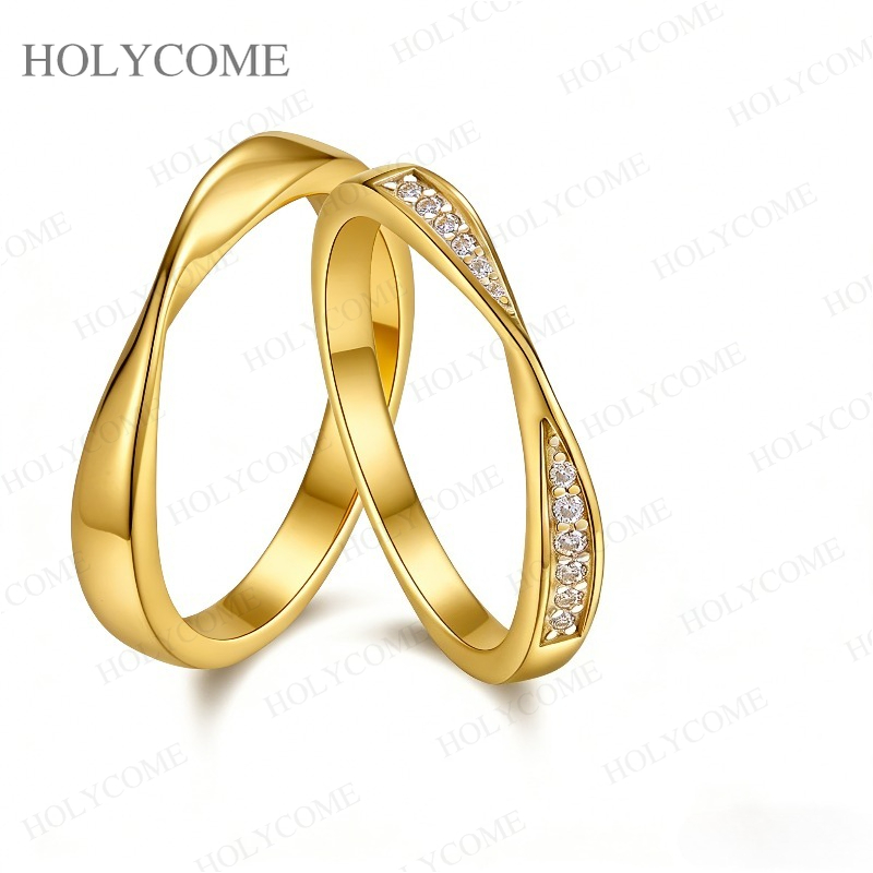 Moissanite Couple Rings 925 St - огляд і ціна Couple Ring Set