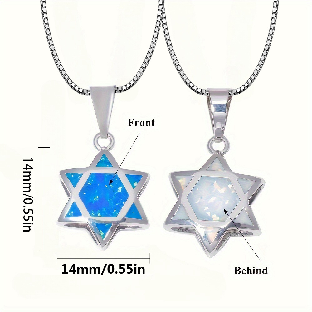 Star of David Opal Pendant Nec - огляд і ціна Jewelry & Watches Store