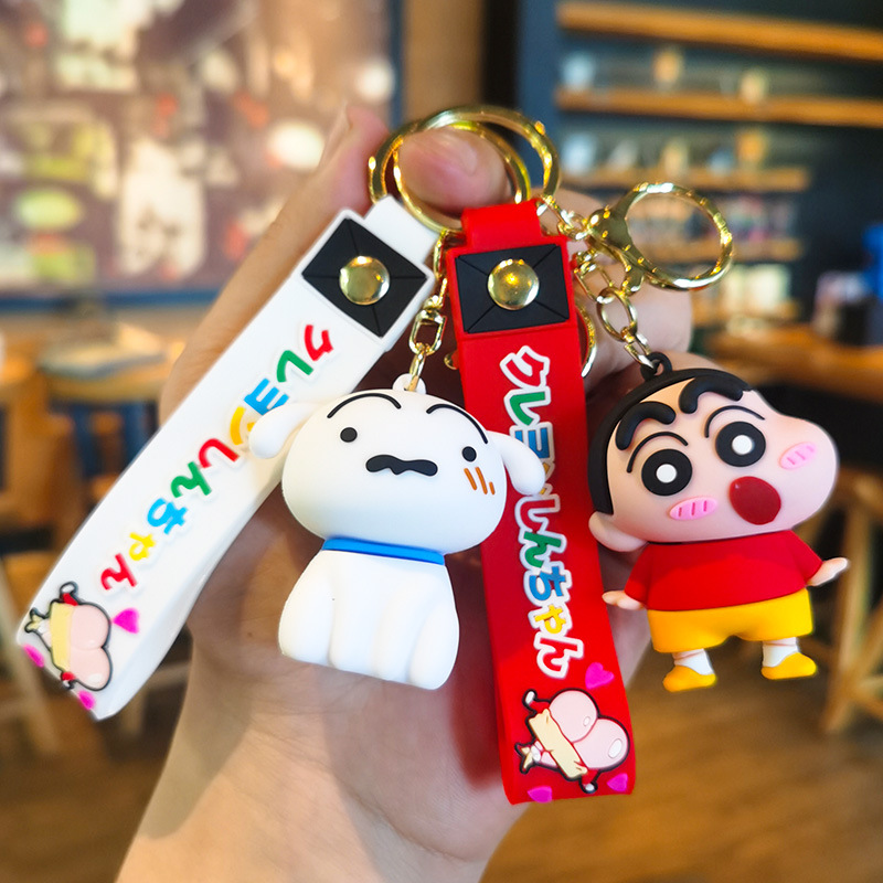 New cartoon cute wax Shin-chan - огляд і ціна Couple Ring Set
