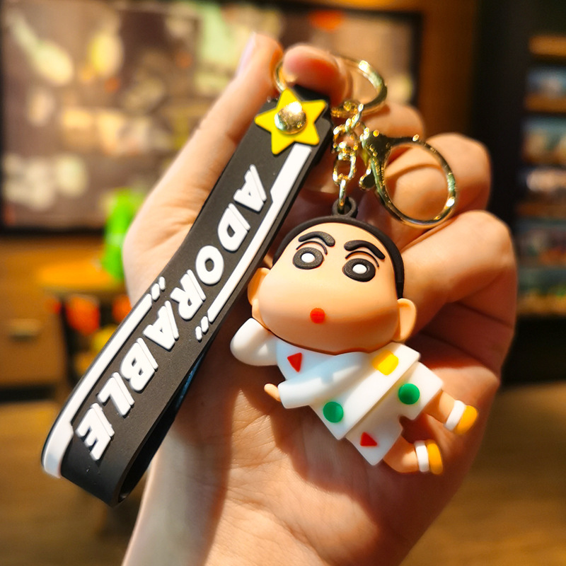 New cartoon cute wax Shin-chan - огляд і ціна Couple Ring Set