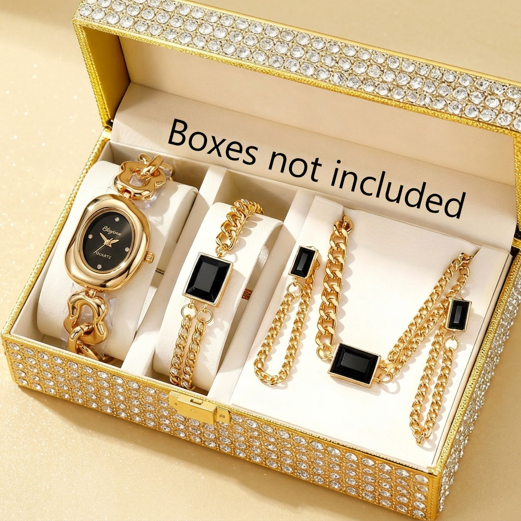 5PCS Fashion Irregular Women Q - огляд і ціна Jewelry Watches For Ladies