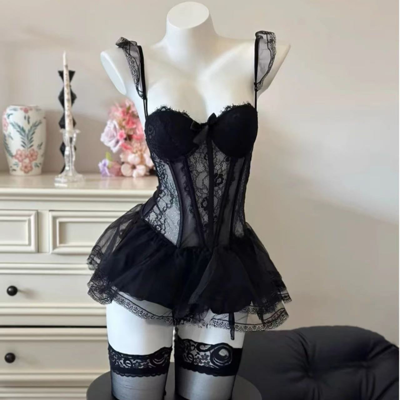 Porno Lingerie Lace Sexy Mesh  - огляд і ціна Couple Ring Set